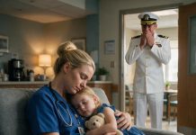 They told me I would lose my nursing license for holding this sick four-year-old on my chest after hours. But when her Navy SEAL father kicked the hospital door down and misunderstood the scene, my secret past as a Coast Guard rescue swimmer was the only thing that could stop a total tragedy…