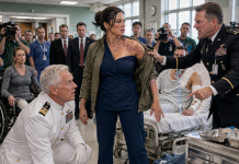 A Colonel Called My Combat Patch “Filthy” After I Saved a Patient in Front of the Cameras—Then I Tore It From My Shoulder, Dropped It on the Floor, and Watched the Visiting Admiral Kneel Beside It Before Asking the One Question That Turned a Carefully Staged Hospital Tour Into a Moment No One in Room 418 Could Ever Forget That Day