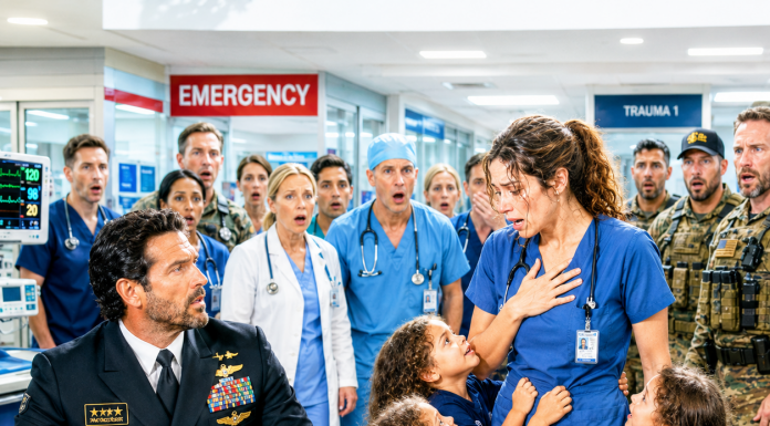 The Admiral’s Triplet Daughters Had Barely Spoken to Anyone Since Arriving at the Hospital, So No One Expected Them to Rush Toward One Nurse—Then They Used a Codename From Years Ago, and the Senior Officers in the Hall Suddenly Stopped Breathing Easy.
