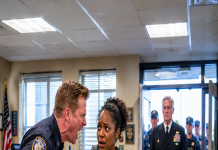 The Officer Snapped My Military ID in Half and Said I Was Pretending to Be a Navy Officer—Forty-Five Minutes Later, I Was Still Sitting in the Station When the Front Doors Opened and the Three-Star Admiral Who Had Commanded Me Overseas Walked Straight Toward the Evidence Desk