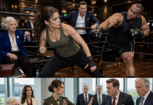 My brother made me survive 3 minutes against his 6’4″ MMA friend to save Grandma’s company. Our wealthy parents cheered, thrilled to watch him humiliate his weak, abandoned sister. He expected a scared lamb. I smiled: “Are you sure?…You only have three minutes.”