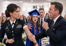 “Before Everyone Applauds My Daughter, Let’s Thank My Wife for Spending Eighteen Years Raising the Child I Had With Another Woman,” My Husband Announced at Graduation. Nearly 200 people turned toward me, but before I could answer, my daughter stood up, took his microphone, and said the one thing he never expected to hear.