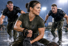 Three Navy SEALs Ordered Me Off Their Grinder and Laughed When I Refused—I Gave Them One Warning, but They Came at Me Together. Twenty-Seven Seconds Later, the Entire Training Yard Was Silent… Then the Command Master Chief Walked Straight Toward Me