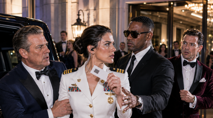 I gave up an Ivy League scholarship to serve my country, and my wealthy dad never forgave me. He publicly mocked my career during his prestigious autumn gala. He thought I was just a glorified secretary, until a massive explosion shattered the windows and my real job was finally exposed…