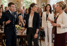 My greedy aunt stole my entire inheritance to buy her golden-child son luxury cars, while forcing me to work minimum wage jobs. Tonight, she tried to humiliate me in front of her high-society friends, calling me a nobody. She had no idea my actual job outranks her precious soldier son, and I brought someone special to the party…
