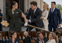 My wealthy husband and his new girlfriend laughed in my face at our divorce hearing, mocking my military uniform and claiming I was too broke to hire a lawyer. They thought they were taking everything I owned. But then I handed the judge one old, sealed envelope, and their entire perfect world instantly collapsed…