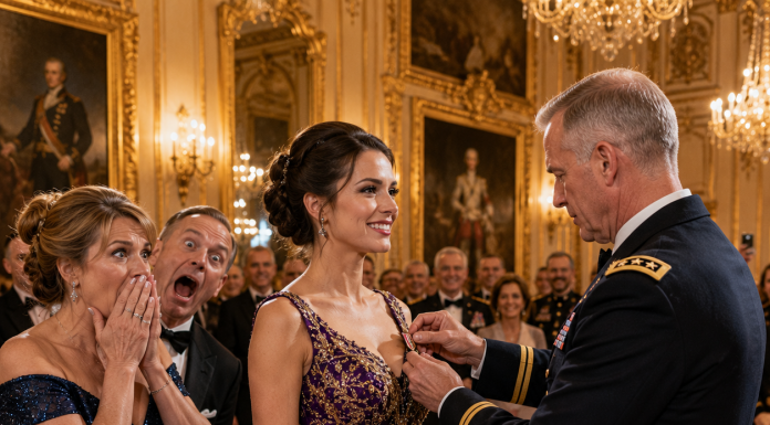 My Mother Told Me Not to Embarrass the Family at My Brother’s Military Celebration — Then a Major General Called Me “Brigadier General,” Opened a Velvet Case Holding a Silver Star, and Revealed Why My Brother’s Champagne Glass Would Not Stop Shaking