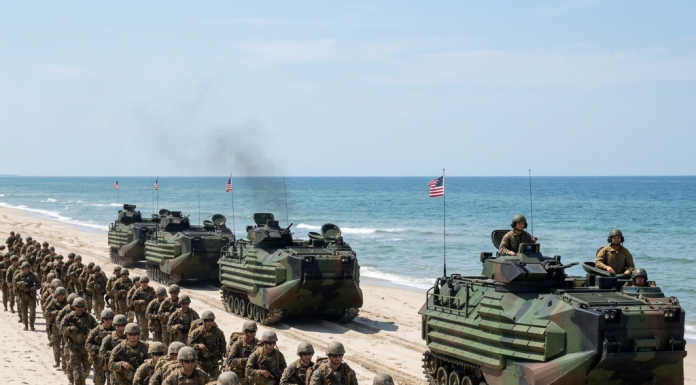 TEHRAN IN SHOCK! U.S. Marines Launch Surprise Amphibious Assault in Middle East!
