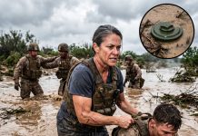 They called me a fragile civilian contractor who belonged in a hospital tent, completely blind to the fact that I was hiding a deadly, classified past—until a sudden flash flood trapped 280 Marines in a mined kill zone and forced me to step out of the shadows to prove who I really was.