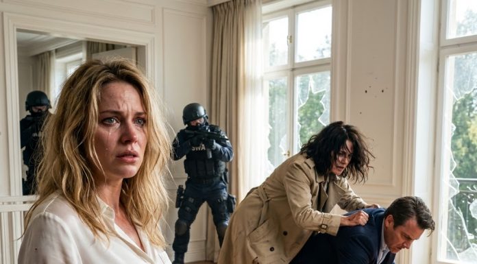 You were supposed to be dead before I arrived!” my billionaire husband sneered, raising his loaded gun. But as his desperate mistress tackled him to the shattered floor and SWAT breached the nursery, he had no idea my baby monitor had just broadcast his confession to federal prosecutors worldwide.