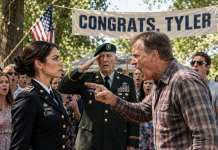 For 18 Years, My Father Treated My Army Career Like a Hobby and Told Everyone My Brother Had More to Be Proud Of. At His Backyard Celebration, He Tried to Prove His Point Using My Green Beret Uncle—then Uncle Grant looked at my uniform and whispered one word: “Viper.”