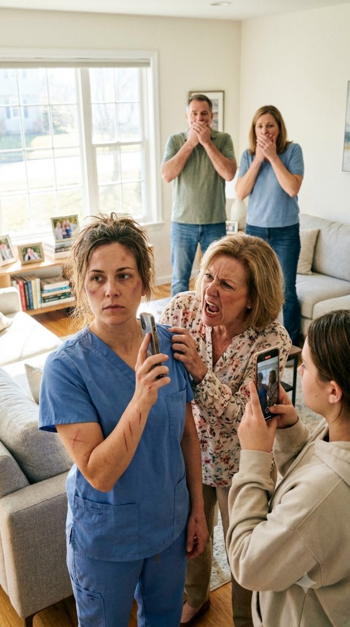 Woman_holding_phone_amid_family_202608111952