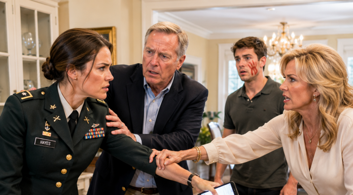 I Came Home From Four Months of Army Duty, and My Stepmom Somehow Knew the Exact Amount in My Private Savings—When My Dad Told Me to “Help the Family,” I Nearly Walked Out, Until a Bank Alert Appeared on My Phone and My Stepbrother Whispered, “Megan, You Need to See What Mom Hid in Dad’s Office…”