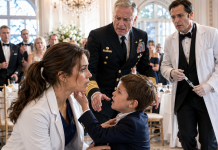 The Admiral Thought I Was Just a Tired Nurse Who Had Wandered Into His Charity Gala—Then His Son Suddenly Couldn’t Breathe, I Stopped the Doctor’s Injection, and the First Word the Boy Had Spoken in Three Years Was the Rescue Call Sign I Had Buried With My Past