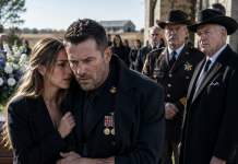After 24 years as a Marine scout sniper, I flew home for my son’s funeral. “He fell from the barn roof,” my wife’s uncle, the county sheriff, told me. Case closed in 4 hours. At the grave, my daughter slipped her hand into mine and whispered, “Daddy… he was already dead before he fell. I was watching from the hayloft.” I didn’t cry. I didn’t blink. I have 61 confirmed kills, and every single one taught me the same thing: revenge. What my son knew made me froze…