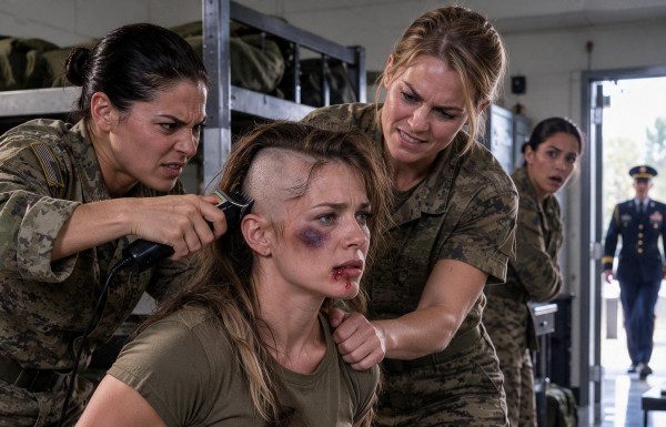I arrived at the military base with a blank file, and my platoon treated me like garbage. They pinned me down and shaved my head to break my spirit, thinking I was completely defenseless. But when a four-star general suddenly arrived, they realized my hidden identity would change everything…