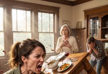My Entitled Mother-in-Law Moved Her Spoiled Daughter Into Our House Without Asking, Mocked My Home-Cooked Meal As Cheap Peasant Trash, And Openly Degraded My Late Mother’s Low Class—So I Violently Flipped The Entire Dinner Table And Kicked Them Out Immediately!