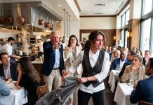 Dad Told Me to Stay in the Kitchen While My Sister Met the Investors at Our Restaurant Opening. I Quietly Removed My Apron and Drove Away. Ten Minutes Later, the Lead Investor Read My Text, Stood Up, and Did Something Nobody in My Family Expected.