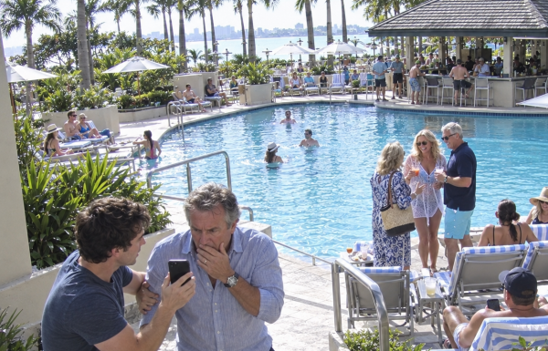 For seven weeks, I mourned my wife, slept beside an empty pillow, and tried to accept that she was never coming home. Then I saw her alive at a Florida resort. She was laughing with her mother and ex-husband while I stood frozen across the pool. I rushed toward her—but my son blocked my path and said, “Dad… what you’re about to learn is worse than you think.”