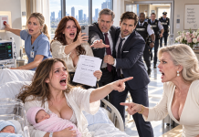 A wealthy infertile man threw a contract in front of me and made an unbelievable offer: “Agree to be my surrogate, have my child, and I’ll make you a millionaire.” I needed serious money for my father’s treatment, so I accepted. But after months of pregnancy, I suddenly gave birth to twins…