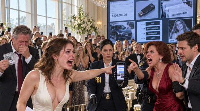 On the night of my birthday, Mom bent toward Dad and whispered, “Remember your duty, Robert.” He knocked me to the floor while 127 guests stared. I lay there, then laughed. “Activate emergency protocols.” Phones flashed across the room. Mom screamed, “She’s unstable!” FBI agents stepped in, faced her, and declared, “You’re under arrest for murder.”
