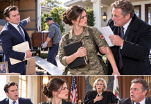 Three Days After My Father’s Funeral, My Wealthy Uncle Arrived With Movers, an Eviction Notice, and a Smile That Said the House Was Already His. I Had No Lawyer, No Savings, and One Battered Army Folder. Then the Judge Looked at My Scar, Stopped the Hearing, and Asked a Question That Changed Everything.