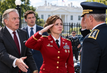 I Ran Into My Millionaire Father While Checking In at the White House—He Told Me Not to Admit We Were Family. I Quietly Handed Over My Invitation, but the Moment the Receptionist Scanned My QR Code, Her Expression Changed and She Reached for Her Radio: “General… She’s Here.”