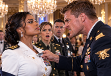 A Navy SEAL Pointed at My Uniform and Said, “Nobody Here Knows You”—Then He Grabbed My Name Tag in Front of the Entire Gala. I Stayed Calm Until Security Scanned My ID, Checked the Guest List, and Told Him Exactly Who He Had Just Accused…