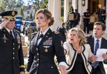 My Ex-Husband Celebrated Our Divorce Outside the Fulton County Courthouse, Certain His Family Had Won the House. I Said Nothing While Grant and Patricia Raised Champagne at a Private Club. Hours Later, I Returned in a Senior Army Uniform with a Four-Star General Beside Me—and One Sealed Document Changed Everything.