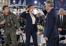 “You’re just a glorified secretary,” my arrogant fighter pilot brother sneered in front of his entire squadron, laughing at my desk job. I stayed completely silent. But the smirks on their faces vanished instantly when the Wing Commander suddenly stormed into the club, looked right at me, and did this…