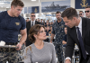 The chow line was packed when the young SEAL shoved my shoulder and told me to clear out, that this galley was for operators, not lost office help. I picked up my tray without a word. Then the hatch opened and four men in dark suits came down the aisle, past his table, straight to mine. He laughed. “You know these guys?” “We lost eyes on you for 90 seconds.”