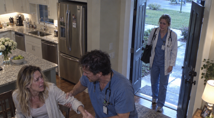 That night, my husband came home exhausted from the hospital and never noticed that I was still awake. I stayed silent as he answered a strange phone call just outside our bedroom. What I heard next made me question our marriage, his job, and everything he had told me for months.