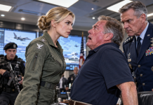 ‘That’s the aircrew section. Civilians in back.’ Uncle Ray waved me out of my chair in front of the whole squadron and took it himself. Then the general set the briefing remote in my hand. The General Wasn’t Smiling.