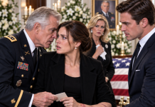 When my father, a general, passed away, his attorney called me and said, “I found something. Come to my office right away.” Then he added, “Don’t tell your husband or your stepmother. You could be in danger.” When I got there and saw who was standing…at the door I froze.