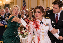 My mother-in-law publicly humiliated me at a prestigious military gala while my husband just watched. She thought she could destroy my dignity in front of two hundred elite guests. But she didn’t know the commanding General was holding my classified orders. When he read them aloud, the entire ballroom went dead silent…