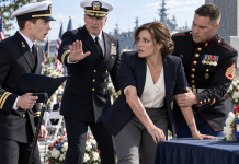 “Watch your step, darling,” an ensign told me before taking my cane at a Navy memorial. He sent me toward the family seats without checking my invitation. Minutes later, he opened the citation folder—and went silent at the name on the first page.