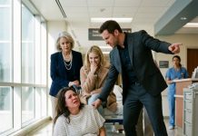 “Get off the floor and leave, Cassandra needs this room!” My husband shoved me while I was in labor to pamper his smirking mistress, completely unaware that I wasn’t a broke housewife—I owned this entire hospital, and my elite legal team was already arriving to destroy his life