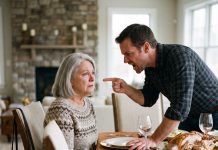 On Thanksgiving night, my son looked me straight in the eye and said, You’re nothing but a burden. His words cut deep, and everyone laughed. They thought I would stay silent—but the next morning, I vanished and took their secrets with me.