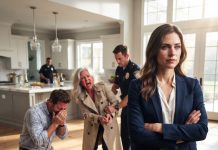 After I bought my new five-bedroom house, my mother-in-law came over with my husband and mocked me to my face.