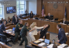 The instant his mistress struck me, both deputies moved—but the judge raised one hand and ordered everyone to stay exactly where they were. My husband’s attorneys started whispering furiously as the judge pulled an old photograph from a folder marked twenty-eight years earlier. Then he looked at my husband and asked, “Did your father ever tell you what happened to my sister?”