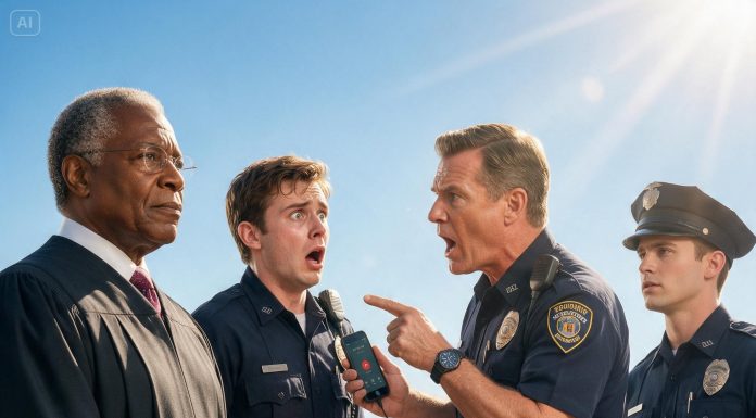 I was handcuffed on the roadside as a rookie cop humiliated me, but when he checked my license on his laptop, his face turned pale before my Captain and Governor intervened to strip his badge forever.