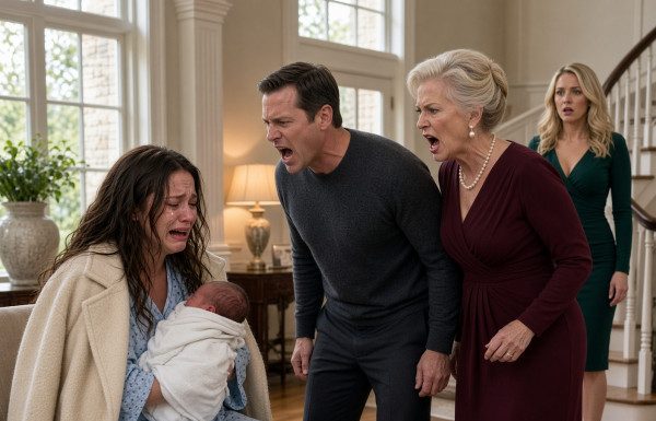 My husband, his mistress, and his family forced me and my newborn out into a blizzard, believing I was helpless and broke. They had no idea what had happened just hours earlier: I had inherited $3 billion. By the next day, everything they trusted, owned, and depended on had begun to collapse.