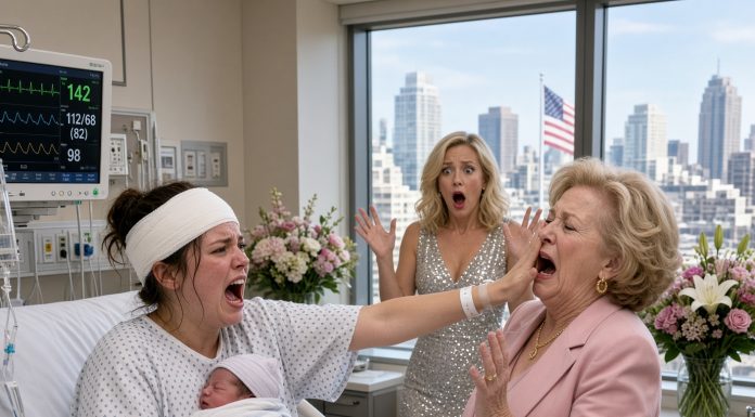 After enduring 14 hours of labor alone, I was holding my newborn daughter when my mother texted: “Penny needs $3,000. Send it tonight!” Not a single question about me or the baby. I said nothing. Seven days later, she stormed into my house and screamed, “Who do you think you are, abandoning your own family?” But she never imagined I had quietly prepared something that would leave her completely speechless the moment she saw it…