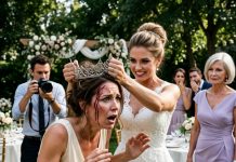 “Smile for the live broadcast, bitch, you’re making us rich today!” the groom sneered as Delaney forced the sharp metal into my head. I fled the garden in absolute horror, completely unaware that the doctor’s shocking extraction would unearth a calculated ambush, a $75,000 hush-money contract, and dark child exploitation.
