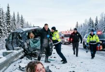“Save Rachel first, she’s carrying my child!” my husband screamed, shoving the paramedic away while I lay bleeding in the frozen Alaskan snow, completely oblivious that this fatal wreck was merely the breaking point of my secret, pre-planned divorce and his impending downfall