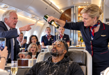 As the airline owner flying incognito in First Class, I stayed silent when the senior flight attendant poured champagne over my head, but one quiet phone call ruined her life before we landed.