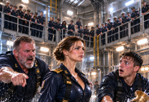 Flooding trainer. 40-degree water at our waists. 30 sailors watching. The chief pulled the hose out of my hands. “Step back, ma’am. Let me show you how it’s actually done.” He handed it to his best sailor. “Reyes. Show her.” Reyes turned. Then the Sailor Looked at My Face, Dropped the Nozzle Into the Floodwater, and Whispered That He Had Been Searching for Me for Eleven Years…