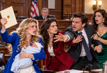 “Sign the papers and walk away!” My husband shouted as he lunged toward me in divorce court. I was holding our 12-day-old daughter while his mistress smiled beside him. But when I raised one mysterious envelope, his attorney received a phone call that changed everything…