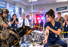 “The K9 Wouldn’t Let Anyone Touch the Unconscious Navy SEAL—Until I Rolled Up My Sleeve and Revealed a Tattoo I’d Hidden for Eight Years”