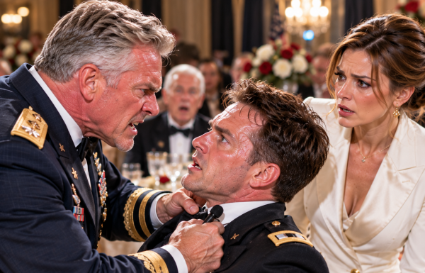 An arrogant captain tried to humiliate me at a veterans’ banquet, calling me a fake because of my age and appearance. He thought no one else could hear his cruel insults. But he forgot one tiny detail about the microphone on his collar, and what the Colonel did next left the entire room absolutely speechless…